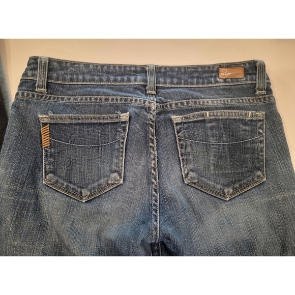 Women's Paige Skyline Raw Hem Jeans size 28 - Picture 5 of 6